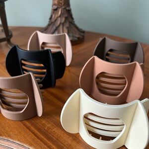 Hair Clips for Women, 6 Pack Flat Hair Clips Multi Neutral